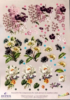248605 Dufex Freestyle Decoupage Bloemen voorjaar