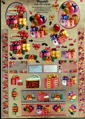 1600158 Dufex Freestyle Decoupage Feestje