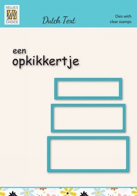 HDCS037 Die clear stamp : Een opkikkertje