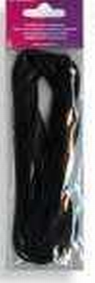 120050001 Leder like cord Zwart