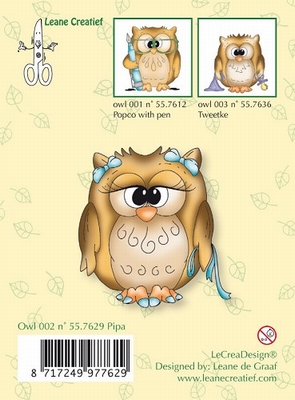55.7629 Clear Stamp owlie Pipa