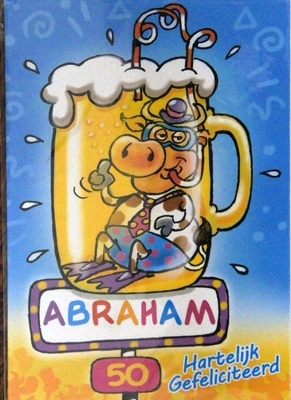 K037 Abraham Hartelijk gefeliciteerd