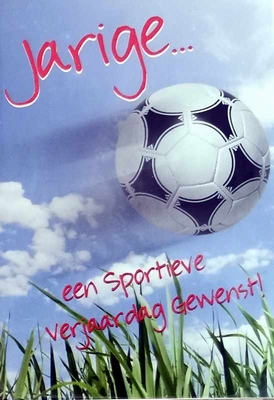 K126 Jarige een sportieve verjaardag gewenst.
