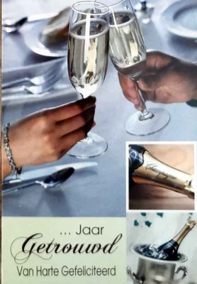 K147  .....Jaar Getrouwd van harte Gefeliciteerd