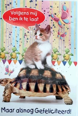 K144 Volgens mij ben ik te laat Maar alsnog Gefeliciteerd