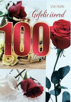 K212  100 Jaar Van Harte Gefeliciteerd