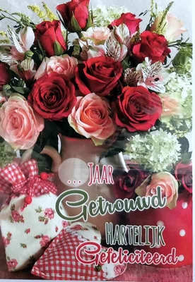 K272 ... Jaar Getrouwd Hartelijk  Gefeliciteerd