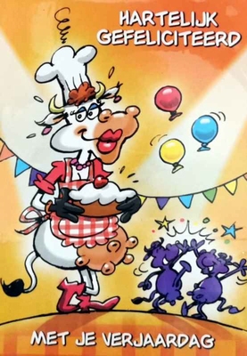 K308 Hartelijk Gefeliciteerd met je Verjaardag