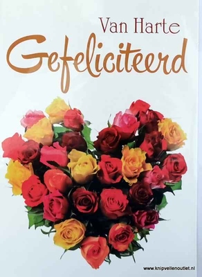 K319 Van Harte Gefeliciteerd