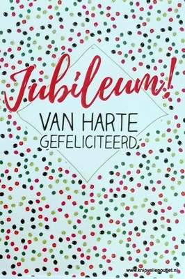 K384 Jubileum van Harte Gefeliciteerd