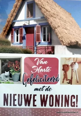 K387 Van Harte Gefeliciteerd met de Nieuwe Woning