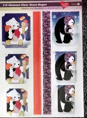 3-D uitdrukvel pinguin 7