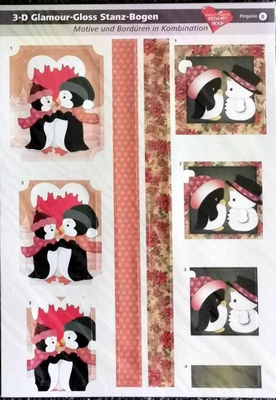 3-D uitdrukvel pinguin 8