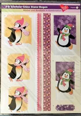 3-D uitdrukvel pinguin 1