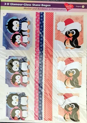 3-D uitdrukvel pinguin 3