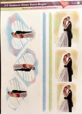 3-D Glamour-Gloss Stanz-Bogen HO2