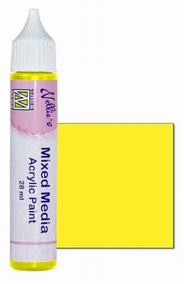 02 Mixet Media Acrylic Painht Yellow
