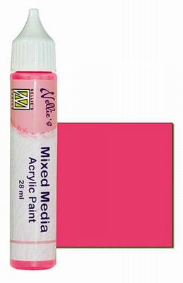 03 Mixet Media Acrylic Painht Pink