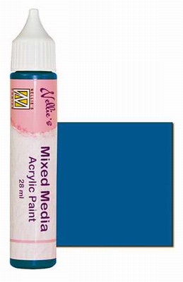 05 Mixet Media Acrylic Painht Primary Blue