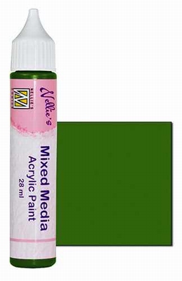 07 Mixet Media Acrylic Painh t Olive Green