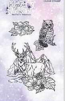 Clear Stamps - Berries Beauties - Mystic Winter - Deer