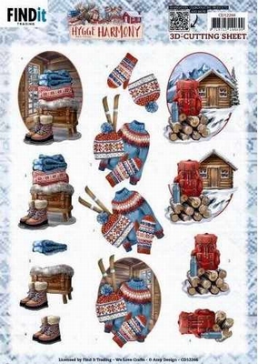 3D Cutting Sheets - Amy Design - Hygge Harmony - Mountain Hu