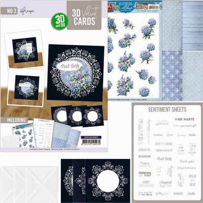 3DVC4K10002 3D Velvet Cards 4K – Hydrangea