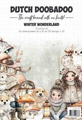 Dotch Doobadoo DDBD collage paperset winter wonderland