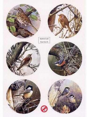 WOCPL025 Scenery Parelmoer - WOC - nr25 - Birds - Round