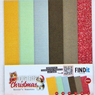 BB-4K-10021 4K Linnen Cardstock A Very Furry Christmas