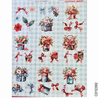 CD12392 Knipvel Frosted Florals Minis