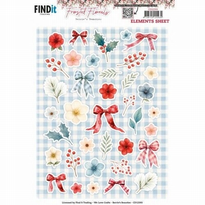 CD12393 Knipvel Frosted Florals Small Elements