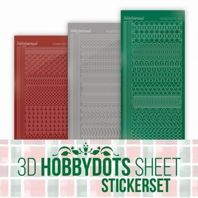 HSSTS005 Stickerset Hobbydots Sheet Gnomie Holidays