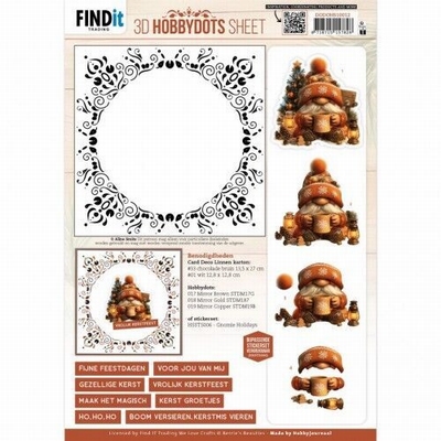 DODOHS10012 Hobbydots Sheets Gnomie Holidays 2