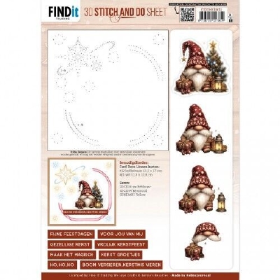 STDOHS10011 Stitch&DO Sheet Gnomie Holidays 1