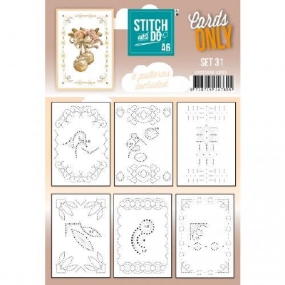 COSTDOA610031 Stitch and Do - Cards Only A6 - Set 31