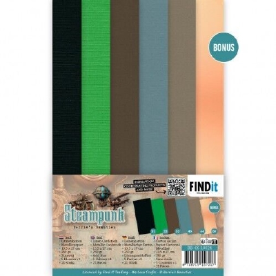 BB-4K-10024 Linen Cardstock Pack  Steampunk - 4K
