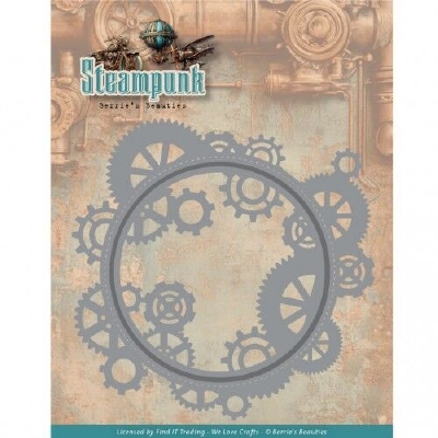 BBD10074 Dies  Steampunk - Steampunk Gears Frame