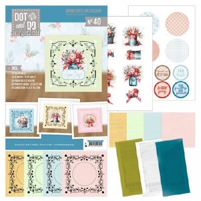 DODOOC10040 Hobbydots on Colour 40 - Frosted Floral