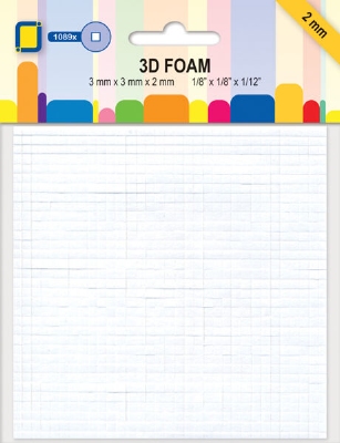 3.3096 3D Foam dots mini 2 mm.