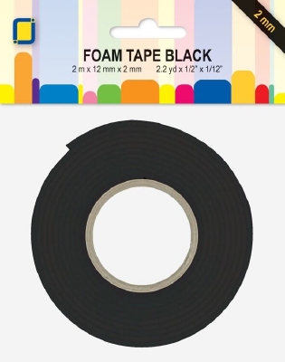 3.3022 3D Foam Tape rolls Black 2mm