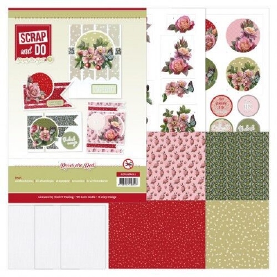 SCDOSB011 Scrap and Do Simply the Best - Amy Design - Roses are Red
