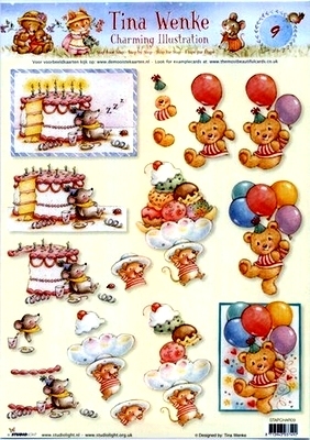 STAPCHAR09 Tina wenken charming Illustration per 10 vel