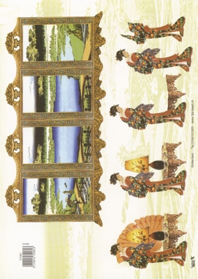 TBZ572481 Embossed Oosterse Sferen per 10 vel