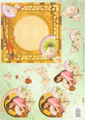 TTBZ572517 Embossed Oosterse Sferen per 10 vel