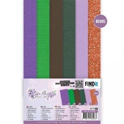 BB-4K-10028 Linen Cardstock Pack First Blossoms - 4K