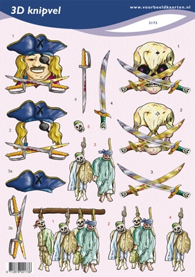 VB2173 Piraten per 10 vel