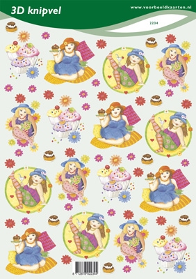 VB2234 Meisjes per 10 vel