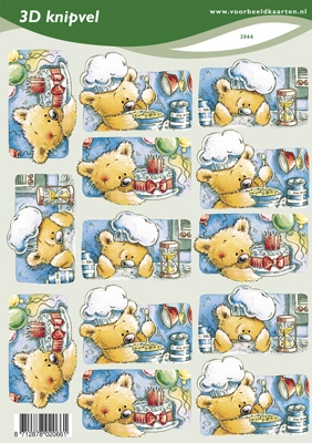 VB2066 Koksbeertje per 10 vel