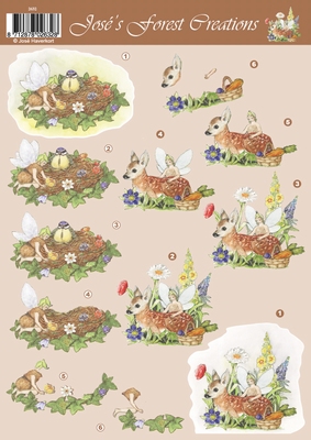 VB2632 Jose Creations Elfje/Ree per 10 vel